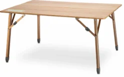 Zempire Kitpac V2 Campingtafel - Groot - 100 X 65 - Bamboe